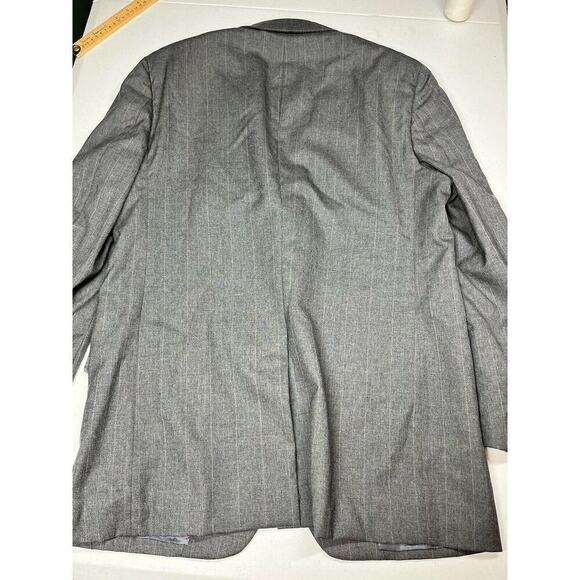 Hickey Freeman 100% Wool Gray Button Front Suit coat Blazer 40R - Picture 6 of 9